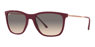 Ray-Ban RB 4344 unisex Red Geometric Sunglasses