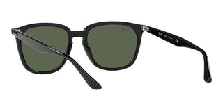 Ray-Ban RB 4362 unisex Black Squared Sunglasses