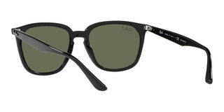 Ray-Ban RB 4362 unisex Black Squared Sunglasses