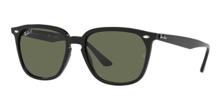 Ray-Ban RB 4362 unisex Black Squared Sunglasses