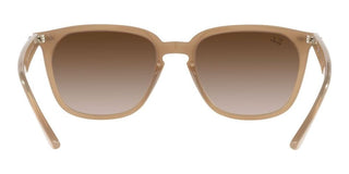 Ray-Ban RB 4362 unisex Brown Squared Sunglasses