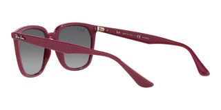 Ray-Ban RB 4362 unisex Red Squared Sunglasses