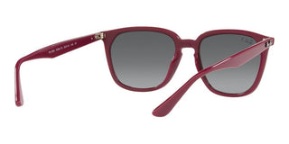 Ray-Ban RB 4362 unisex Red Squared Sunglasses