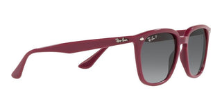 Ray-Ban RB 4362 unisex Red Squared Sunglasses