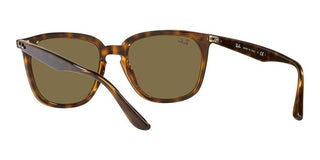 Ray-Ban RB 4362 unisex Havana Squared Sunglasses