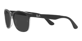 Ray-Ban RB 4374 unisex Black Squared Sunglasses