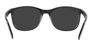 Ray-Ban RB 4374 unisex Black Squared Sunglasses