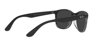 Ray-Ban RB 4374 unisex Black Squared Sunglasses