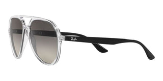 Ray-Ban RB 4376 unisex Transparent Pilot Sunglasses