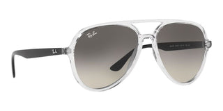 Ray-Ban RB 4376 unisex Transparent Pilot Sunglasses