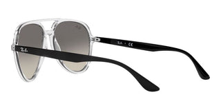 Ray-Ban RB 4376 unisex Transparent Pilot Sunglasses