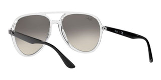 Ray-Ban RB 4376 unisex Transparent Pilot Sunglasses