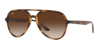 Ray-Ban RB 4376 unisex Havana Pilot Sunglasses