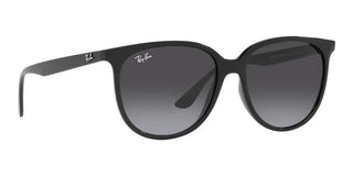 Ray-Ban RB 4378 women Black Squared Sunglasses