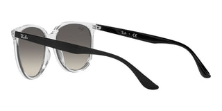 Ray-Ban RB 4378 women Transparent Squared Sunglasses