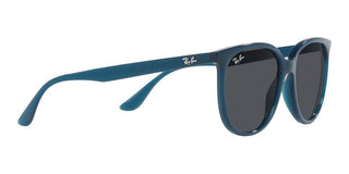 Ray-Ban RB 4378 women Blue Squared Sunglasses