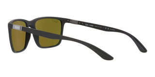 Ray-Ban RB 4385 men Black Squared Sunglasses