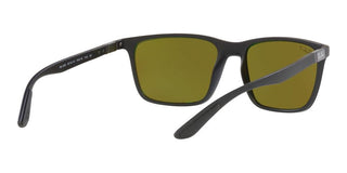 Ray-Ban RB 4385 men Black Squared Sunglasses