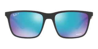 Ray-Ban RB 4385 men Black Squared Sunglasses