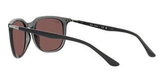 Ray-Ban RB 4386 unisex Grey Squared Sunglasses