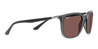 Ray-Ban RB 4386 unisex Grey Squared Sunglasses