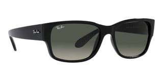 Ray-Ban RB 4388 unisex Black Squared Sunglasses