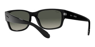 Ray-Ban RB 4388 unisex Black Squared Sunglasses