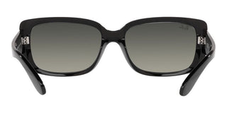 Ray-Ban RB 4389 women Black Squared Sunglasses