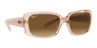 Ray-Ban RB 4389 women Brown Squared Sunglasses