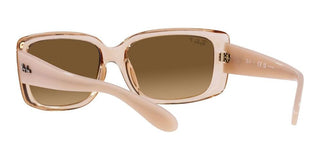 Ray-Ban RB 4389 women Brown Squared Sunglasses