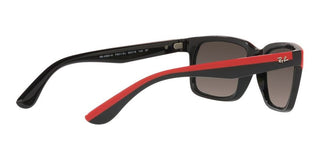 Ray-Ban RB 4393M unisex Red Visor Sunglasses