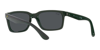 Ray-Ban RB 4393M unisex Green Visor Sunglasses