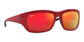 Ray-Ban RB 4405M unisex Red Visor Sunglasses