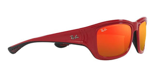 Ray-Ban RB 4405M unisex Red Visor Sunglasses