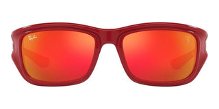 Ray-Ban RB 4405M unisex Red Visor Sunglasses