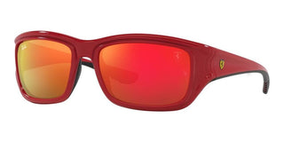 Ray-Ban RB 4405M unisex Red Visor Sunglasses