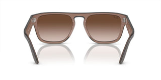 Ray-Ban RB 4407 unisex Brown Squared Sunglasses