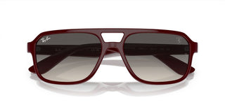 Ray-Ban RB 4414M unisex Red Geometric Sunglasses