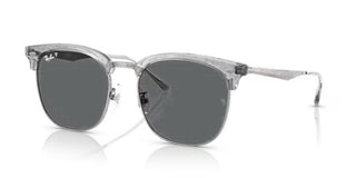 Ray-Ban RB 4418D unisex Ruthenium Geometric Sunglasses