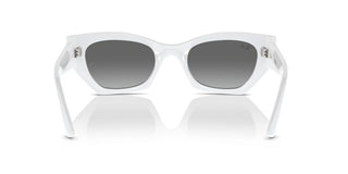 Ray-Ban RB 4430 unisex White Squared Sunglasses