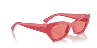 Ray-Ban RB 4430 unisex Red Squared Sunglasses