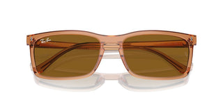 Ray-Ban RB 4435 unisex Brown Squared Sunglasses