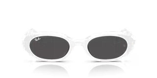 Ray-Ban RB 4441D unisex White Visor Sunglasses