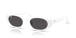 Ray-Ban RB 4441D unisex White Visor Sunglasses