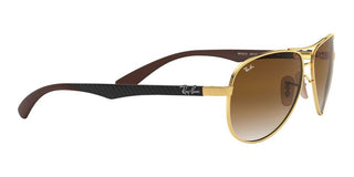 Ray-Ban RB 8313 unisex Gold Pilot Sunglasses