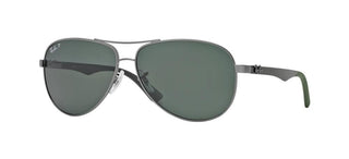 Ray-Ban RB 8313 unisex Ruthenium Pilot Sunglasses