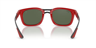 Ray-Ban RB 8362M unisex Red Squared Sunglasses