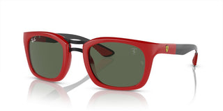 Ray-Ban RB 8362M unisex Red Squared Sunglasses