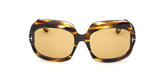 Tom Ford REN FT1155 women Havana Squared Sunglasses