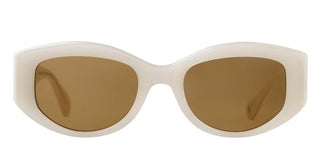 Garrett Leight RETRO BIGGIE SUN unisex White Geometric Sunglasses